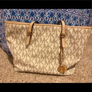Michael Kors purse (Ciara east west top zip tote)